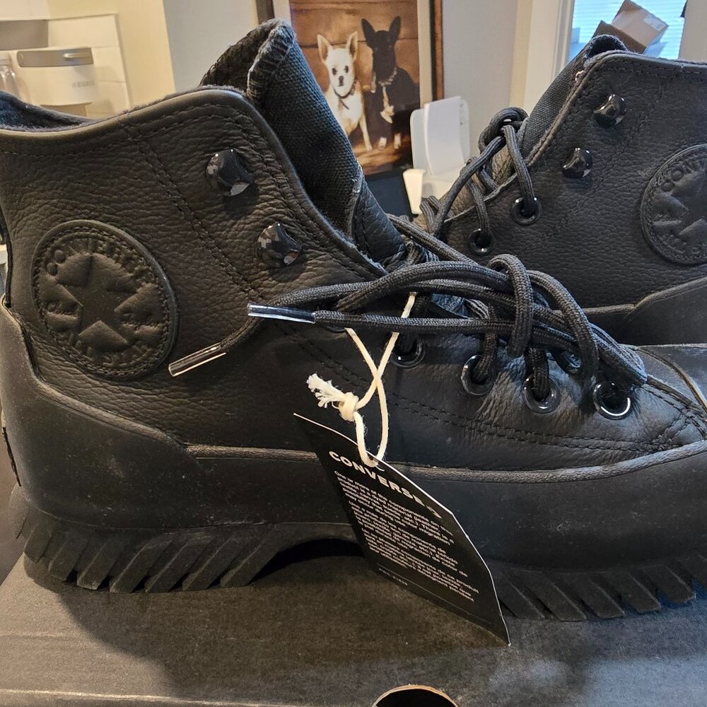Women's CONVERSE Star Chuck Lugged 2.0 WINTER Climate Boots 171427C SZ 7 NEW